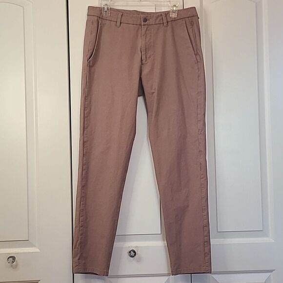 Lululemon Commission Classic-Fit Pants *Warpstreme Light Mauve Size 34 - Picture 1 of 13